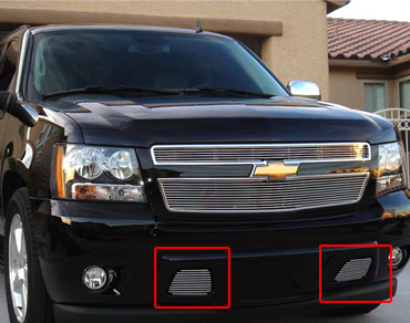 Viogi】07 10 Chevy Tahoe Suburban Bumper Billet Grill