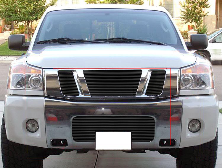 Billet grills for nissan titan #5