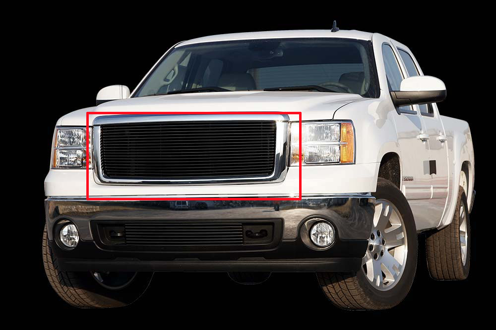 For 07-13 GMC Sierra 1500 Denali Mesh Front Bumper Grill