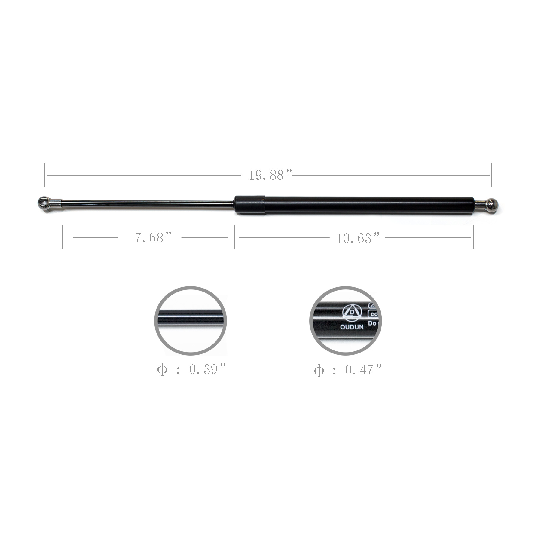 Pair 2 Trunk Gas Charged Lift Support Shock Strut For Nissan Maxima W//O Spoiler