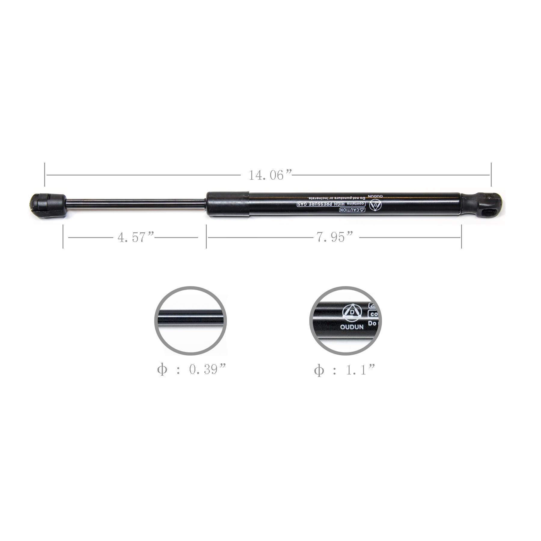 2pc Front Hood Bonnet Lift Support Struts Shock Rod Prop Arms Fit 06-08 Acura Tl