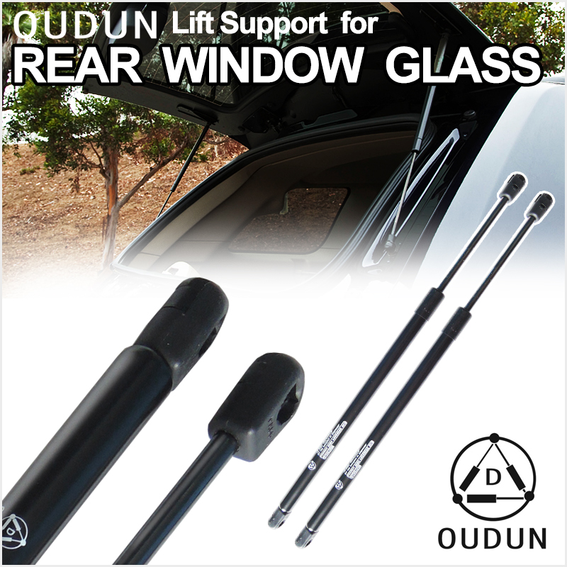 Qty2 Rear Window Glass Gas Lift Supports Struts Shocks For Jeep Wrangler 2007-10