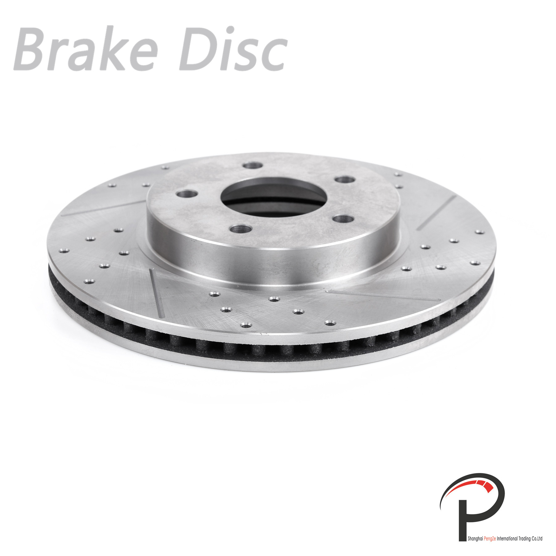 Front Discs Brake Rotors For Chevy Equinox 2005 2006 Drilled and Slotted 2PCS