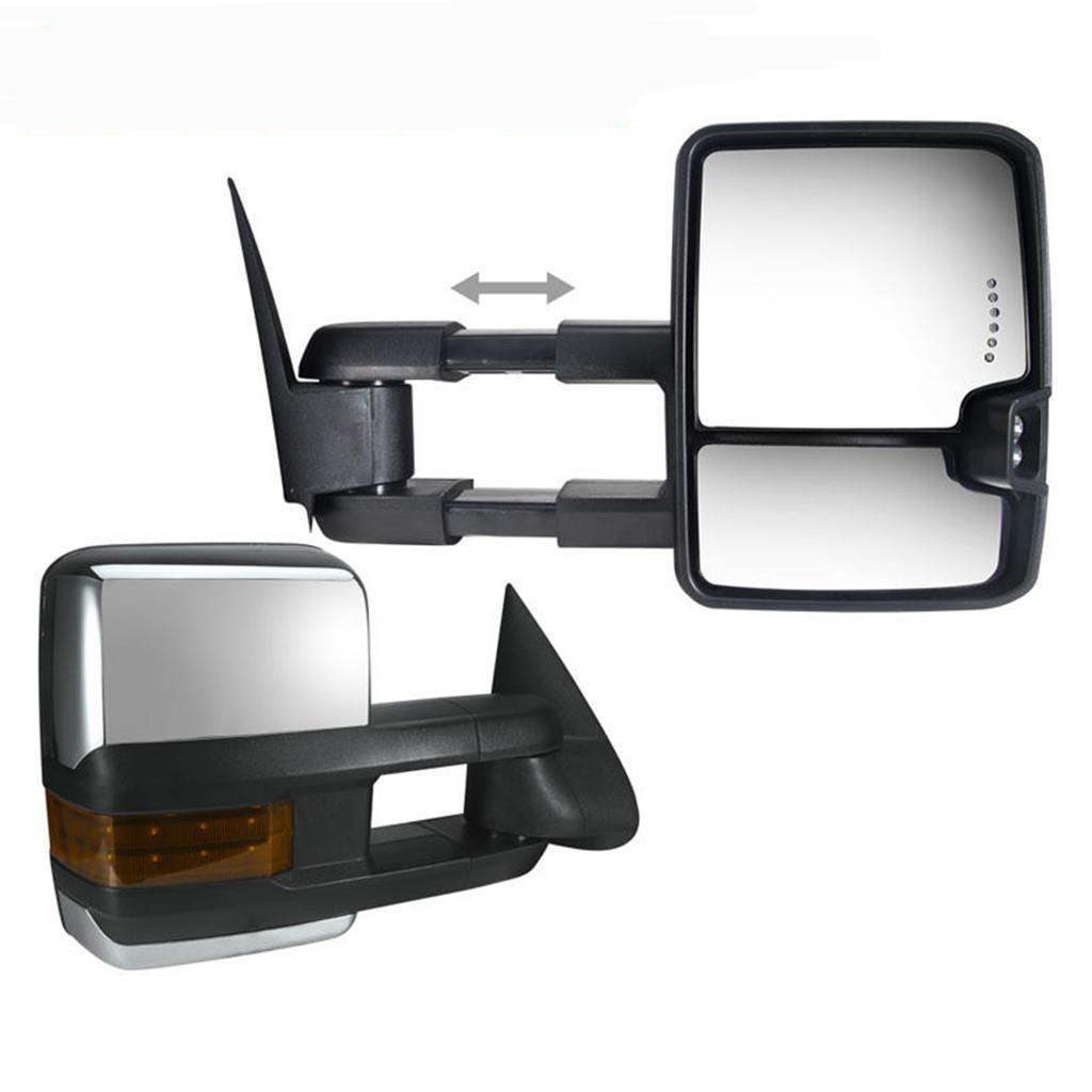 Auto Parts & Accessories Dynamic LED Turn Signal Towing Mirrors Backup