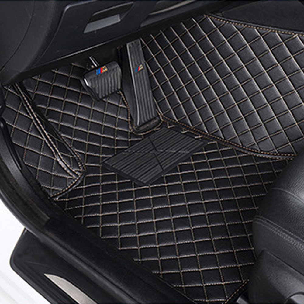 3pcs Blk Car Floor Mats Front & Rear Carpet Liner Mat For 13-16 Ford Fusion