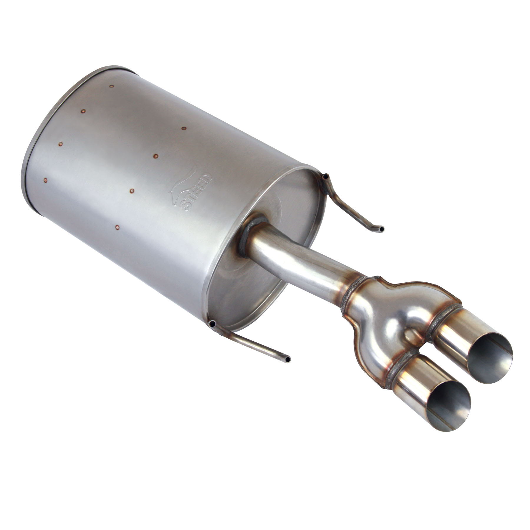 1pc Passenger Side SS Quiet-Flow Muffler Exhaust For 03-08 Grand Prix 3.8L