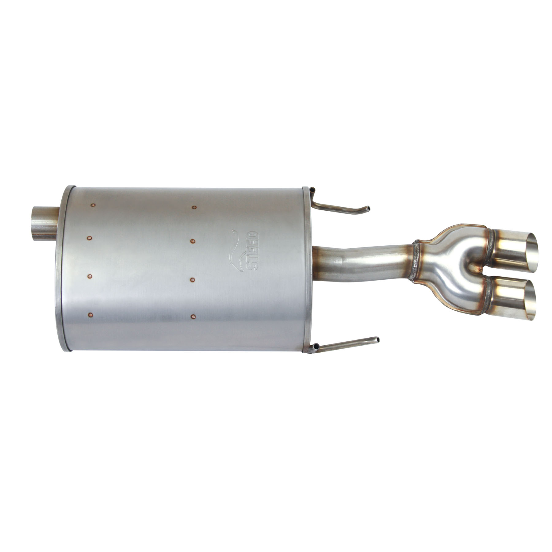 1pc Passenger Side SS Quiet-Flow Muffler Exhaust For 03-08 Grand Prix 3.8L