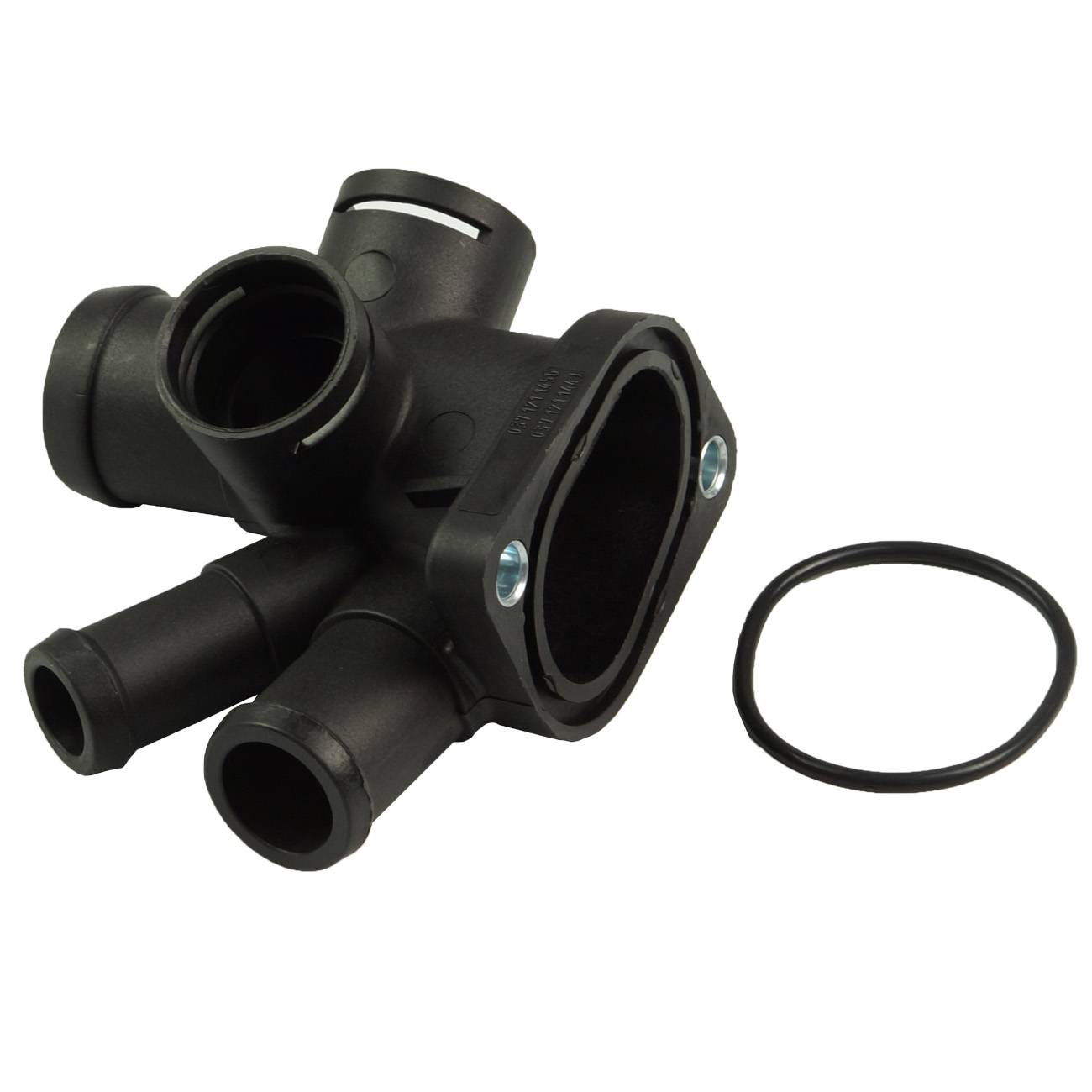 Genuine Volkswagen Engine Coolant Outlet Flange 037121144H