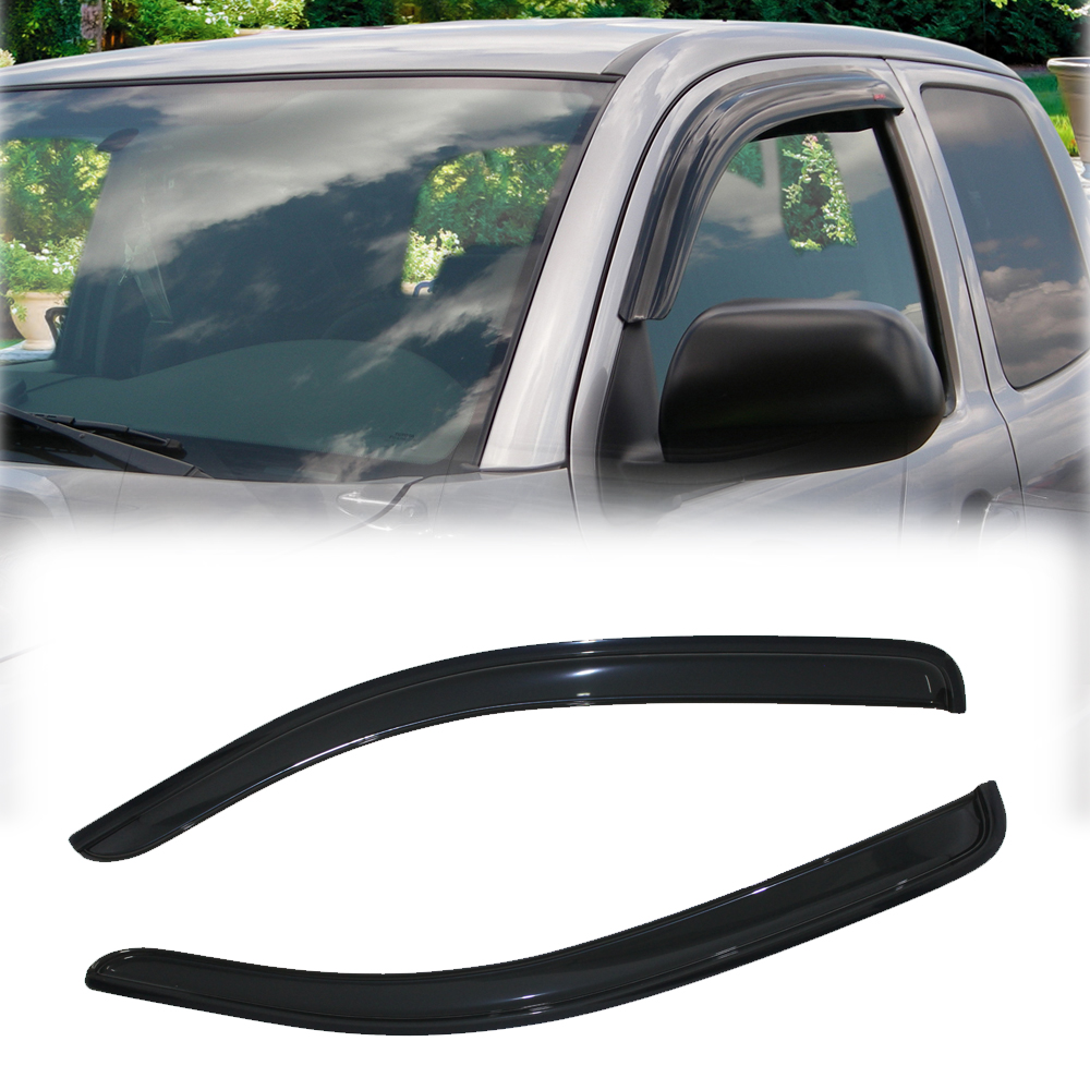 IN-CHANNEL SUN//RAIN GUARD WINDOW VISORS 2PC FOR 2005-2015 TACOMA DOUBLE//ACCESS