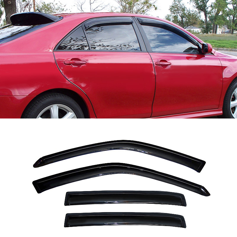 4pcs Smoke Sun//Rain Guard Vent Shade Window Visors Fit 07-12 Altima 4-Door Sedan