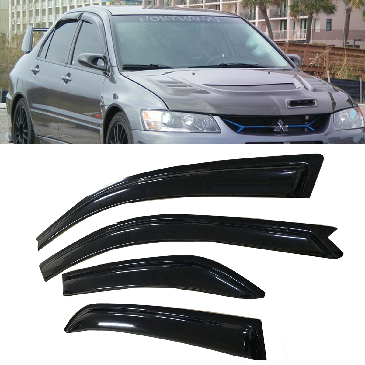 Water Guard Cold Air Intake Pre-Filter Cone Filter Cover for Acura Small Black