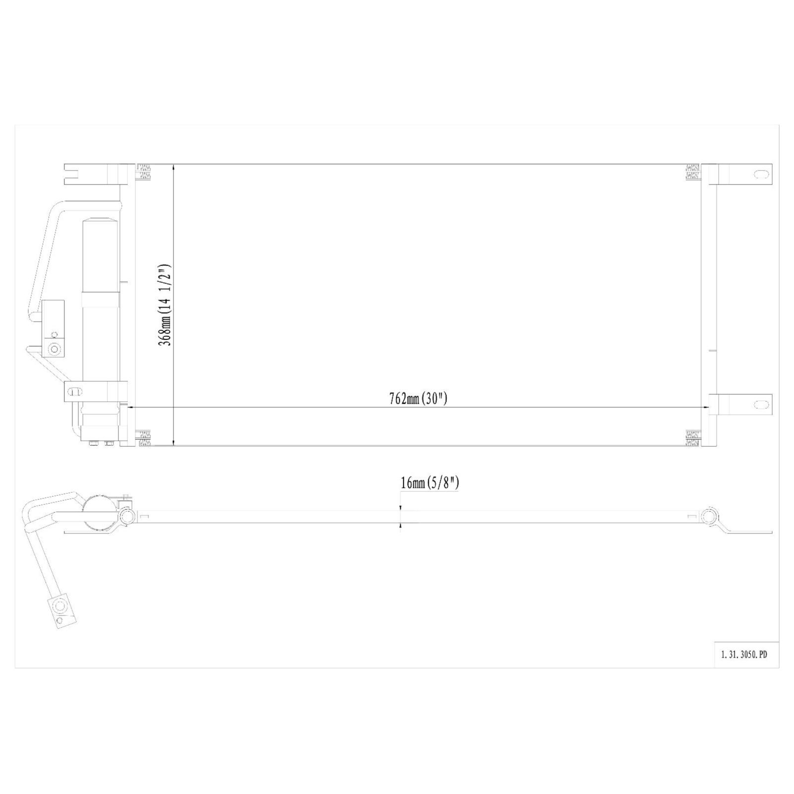 All Aluminum Condenser For Buick Chevrolet Oldsmobile