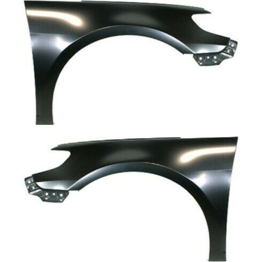 Fender For 2009-2017 CC Passat Set Of 2 Front Left & Right Side Primed Steel_voghion.com