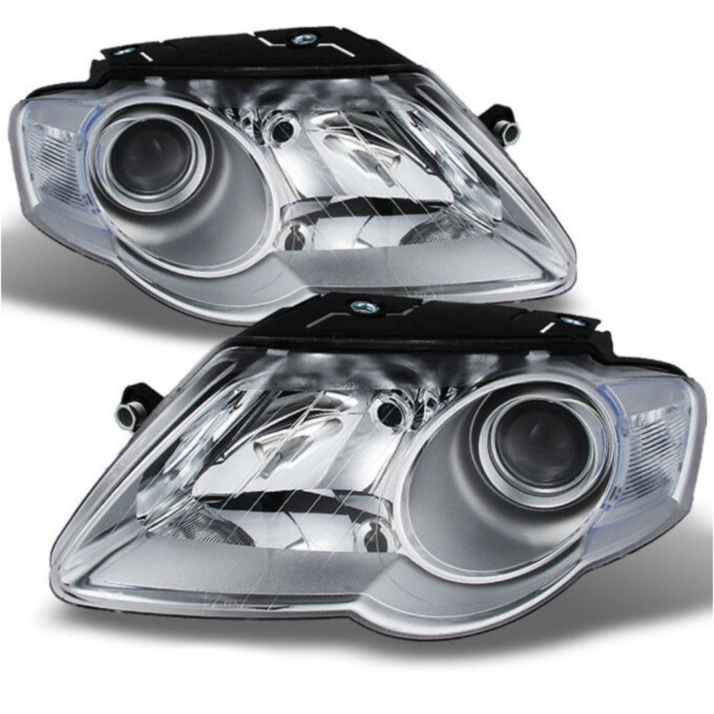 For 2006-2010 Volkswagen Passat Projector Headlights Left + Right Head Lamps_voghion.com