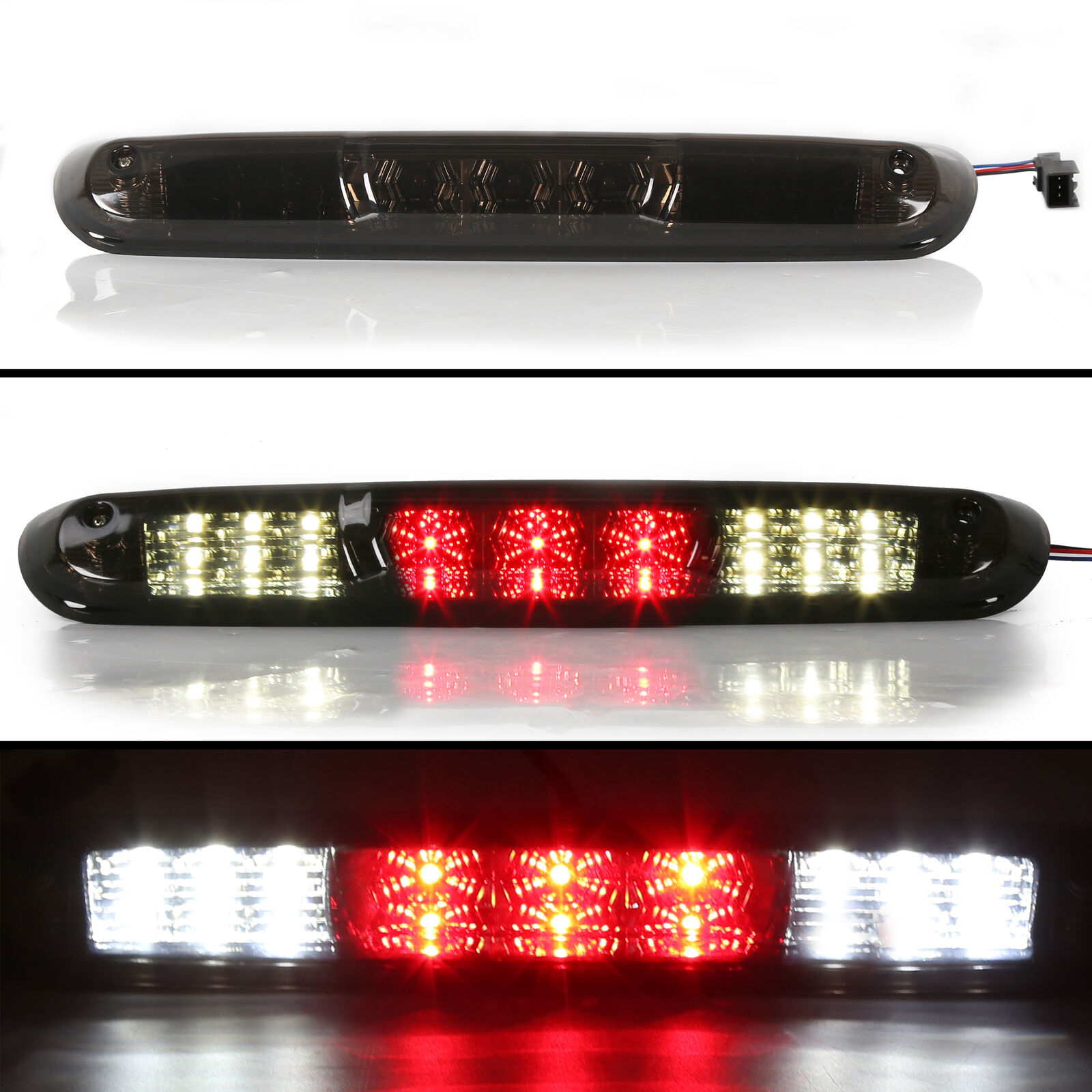 3RD Third Brake Cargo LED Rear Light Lamp For Sierra Silverado Smoked_voghion.com