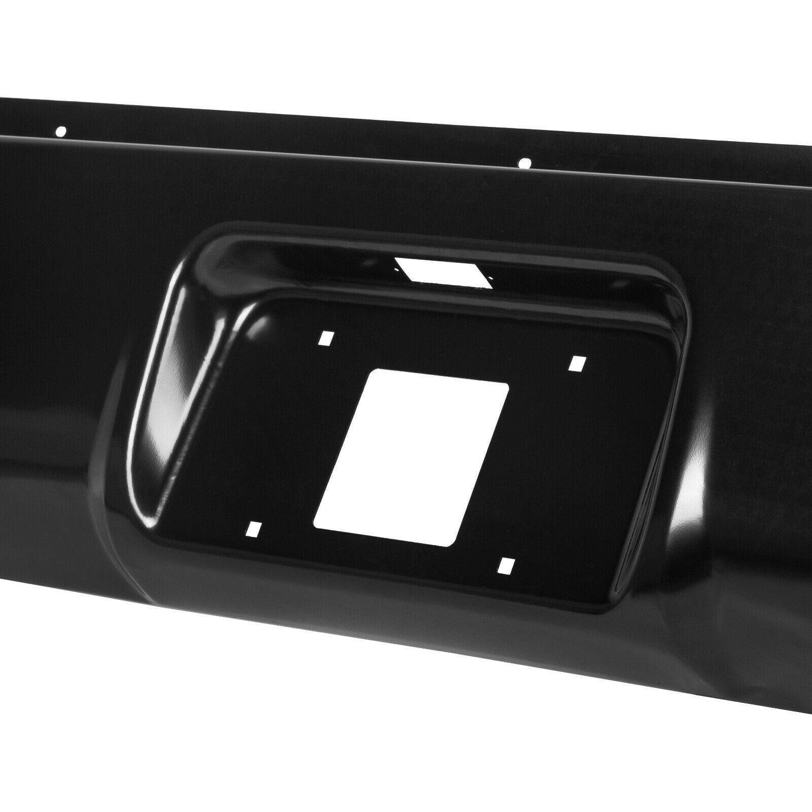 Rear Steel Bumper Roll Pan For Sierra Silverado Fleetside_voghion.com