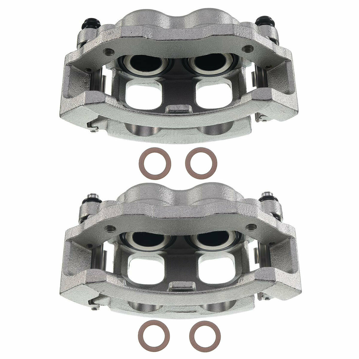 2 Front Sides Brake Caliper W/ Bracket For Ford Lincoln_voghion.com