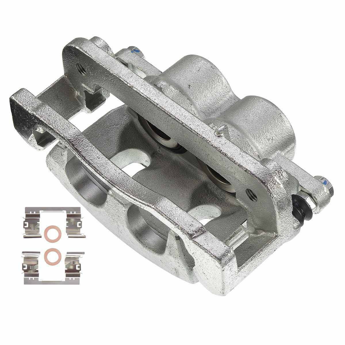 2x Brake Caliper W/ Bracket Front For Cadillac Chevrolet GMC_voghion.com