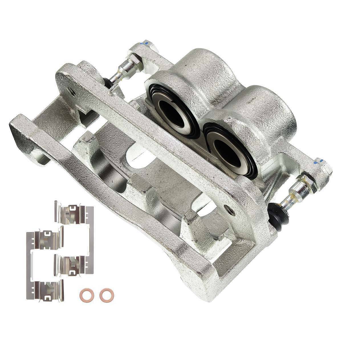 2x Brake Caliper W/ Bracket Front For Cadillac Chevrolet GMC_voghion.com