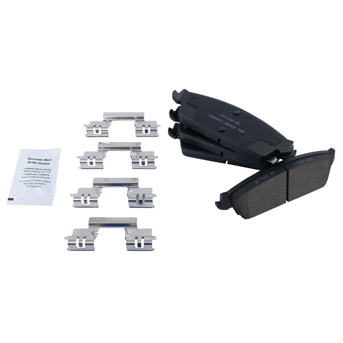 Rear Disc Brake Pad & Rotor Kit For Cadillac Chevy GMC_voghion.com