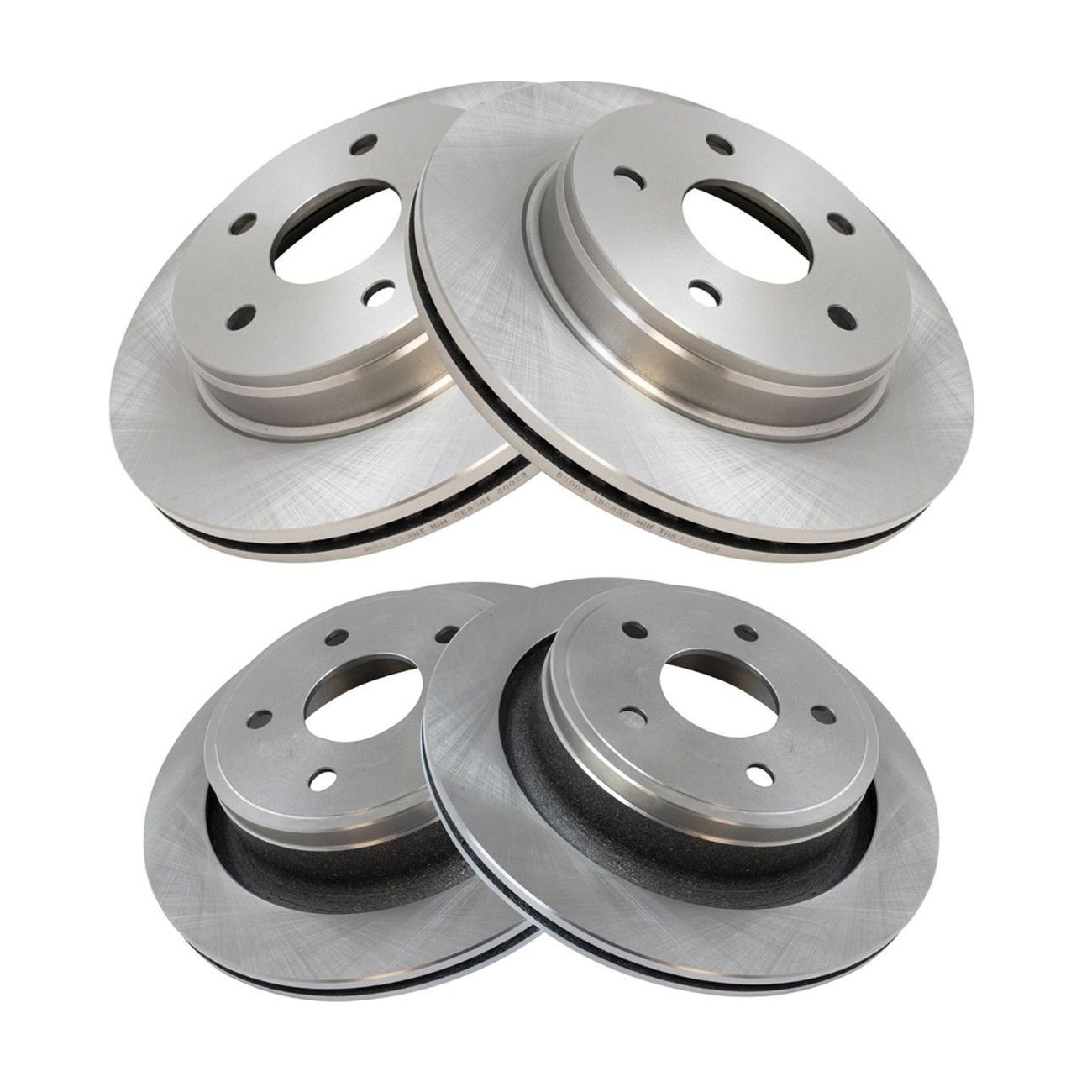 For 1500 1500 Durango Aspen Brake Rotor Front & Rear Kit_voghion.com
