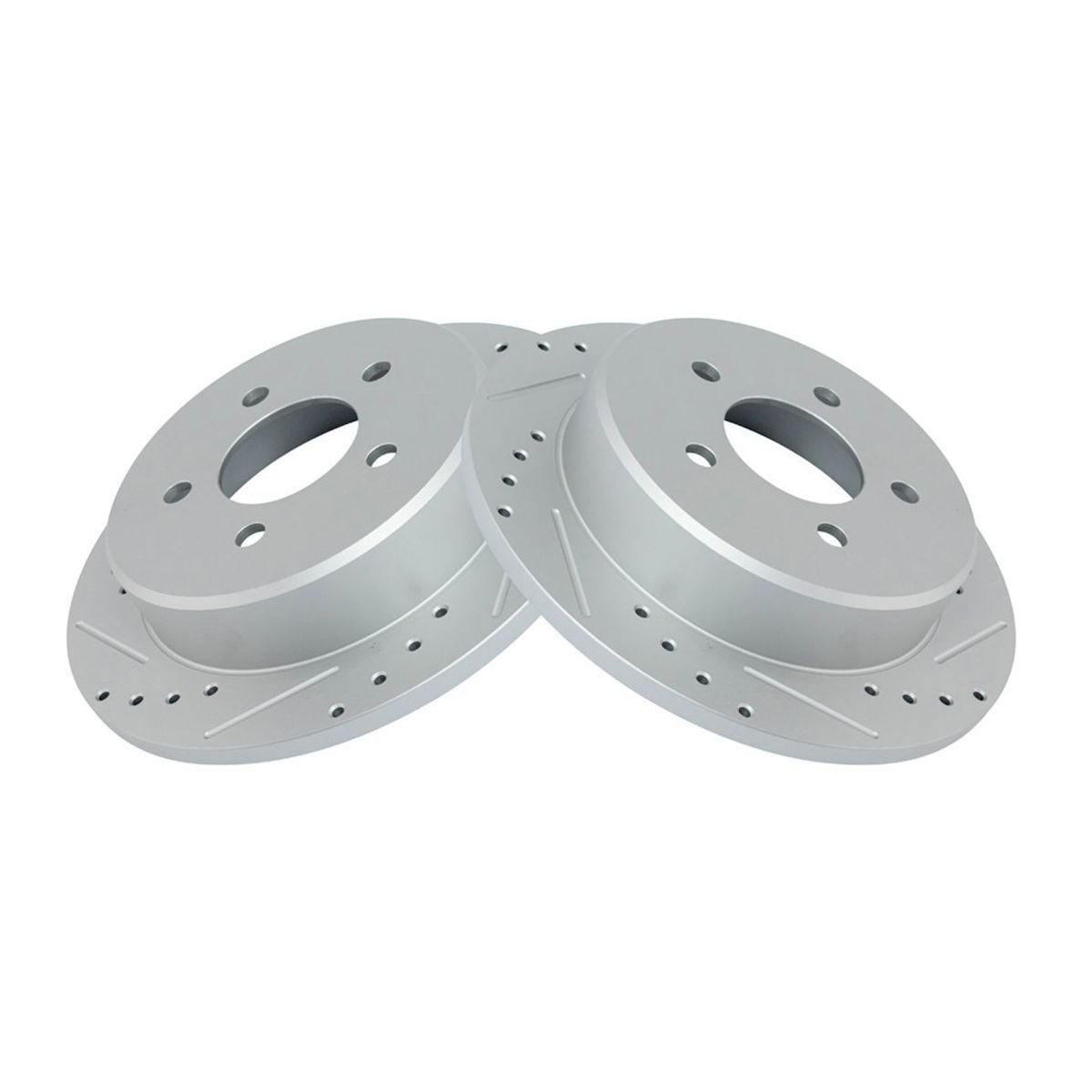 Drilled Slotted Rear G-Coated Brake Rotor_voghion.com