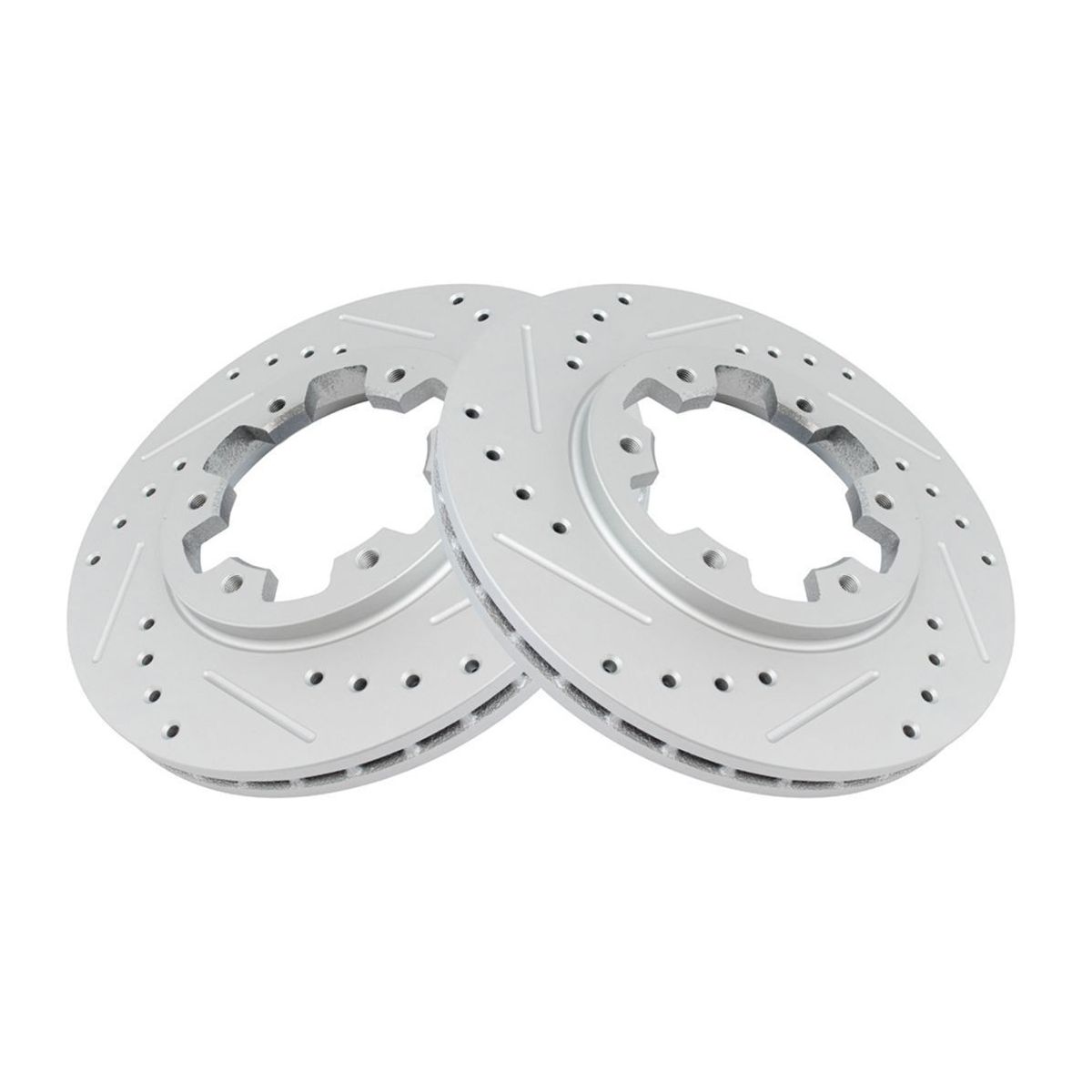 Brake Rotor Drilled Slotted Front Coated For Nissan_voghion.com