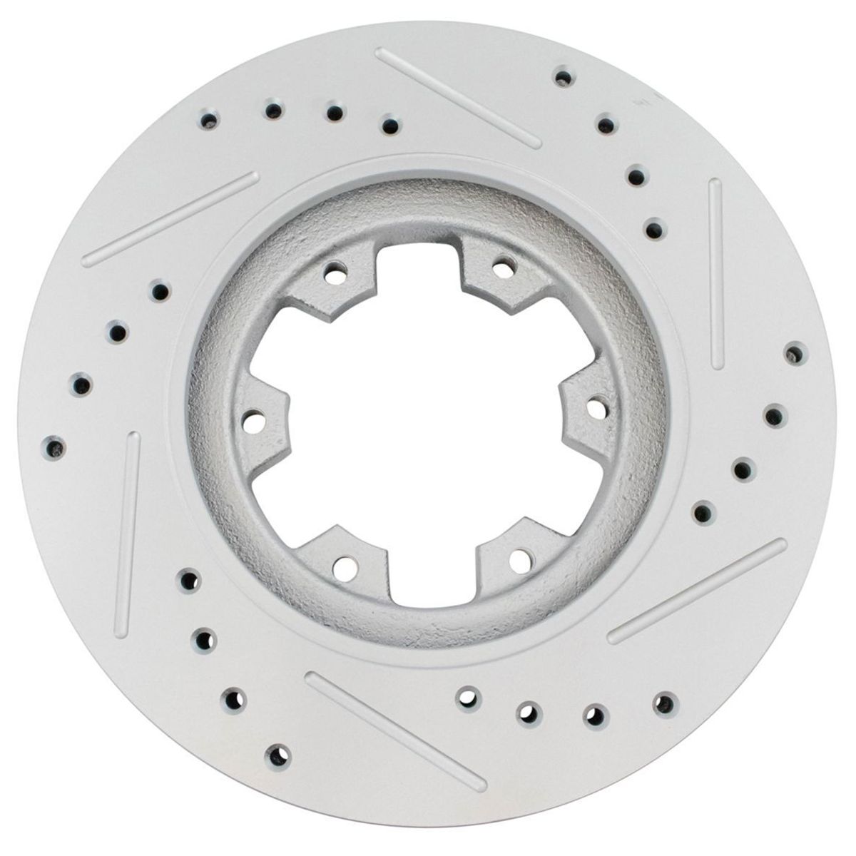 Brake Rotor Drilled Slotted Front Coated For Nissan_voghion.com