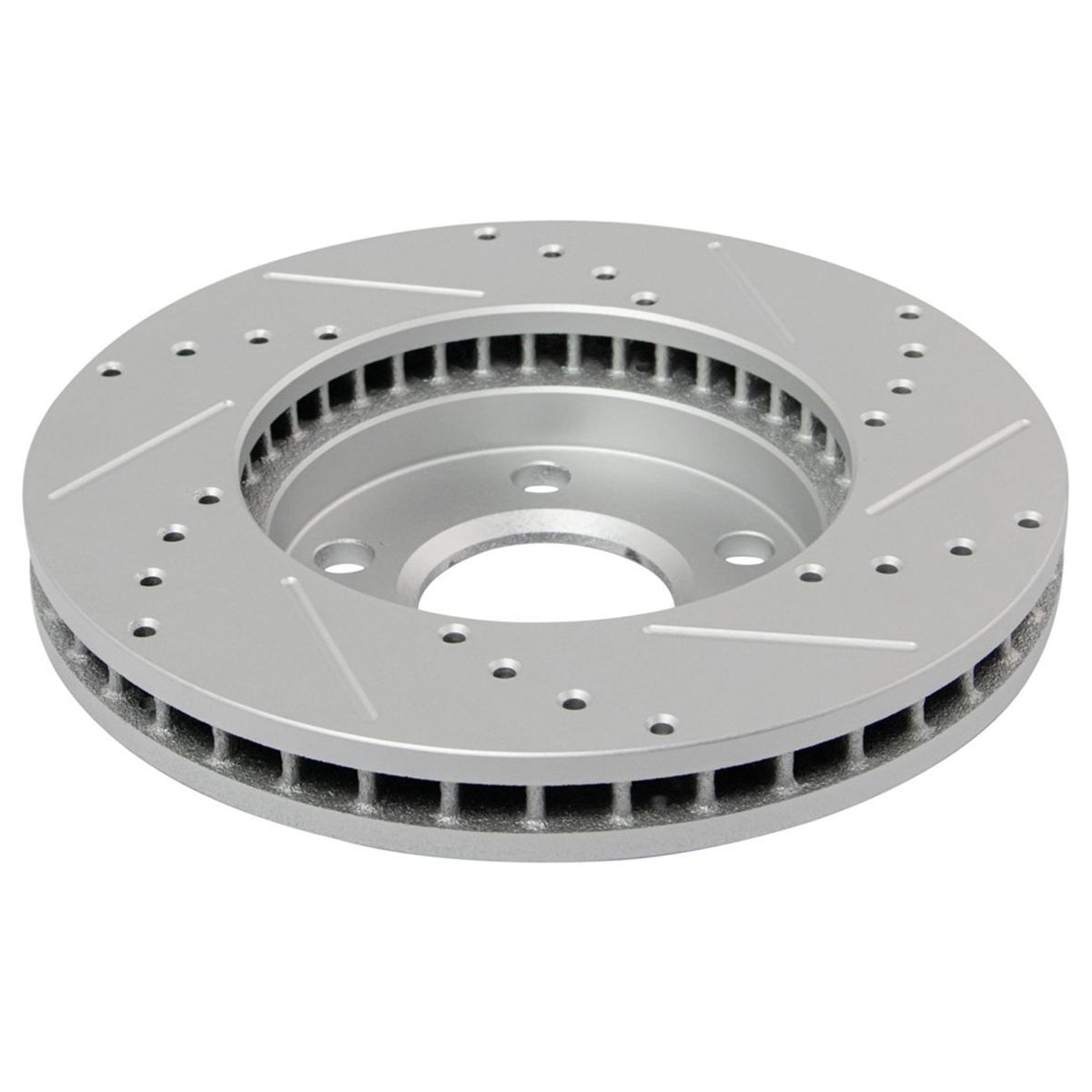 Brake Rotor Drilled Slotted Front Coated For Chevy_voghion.com