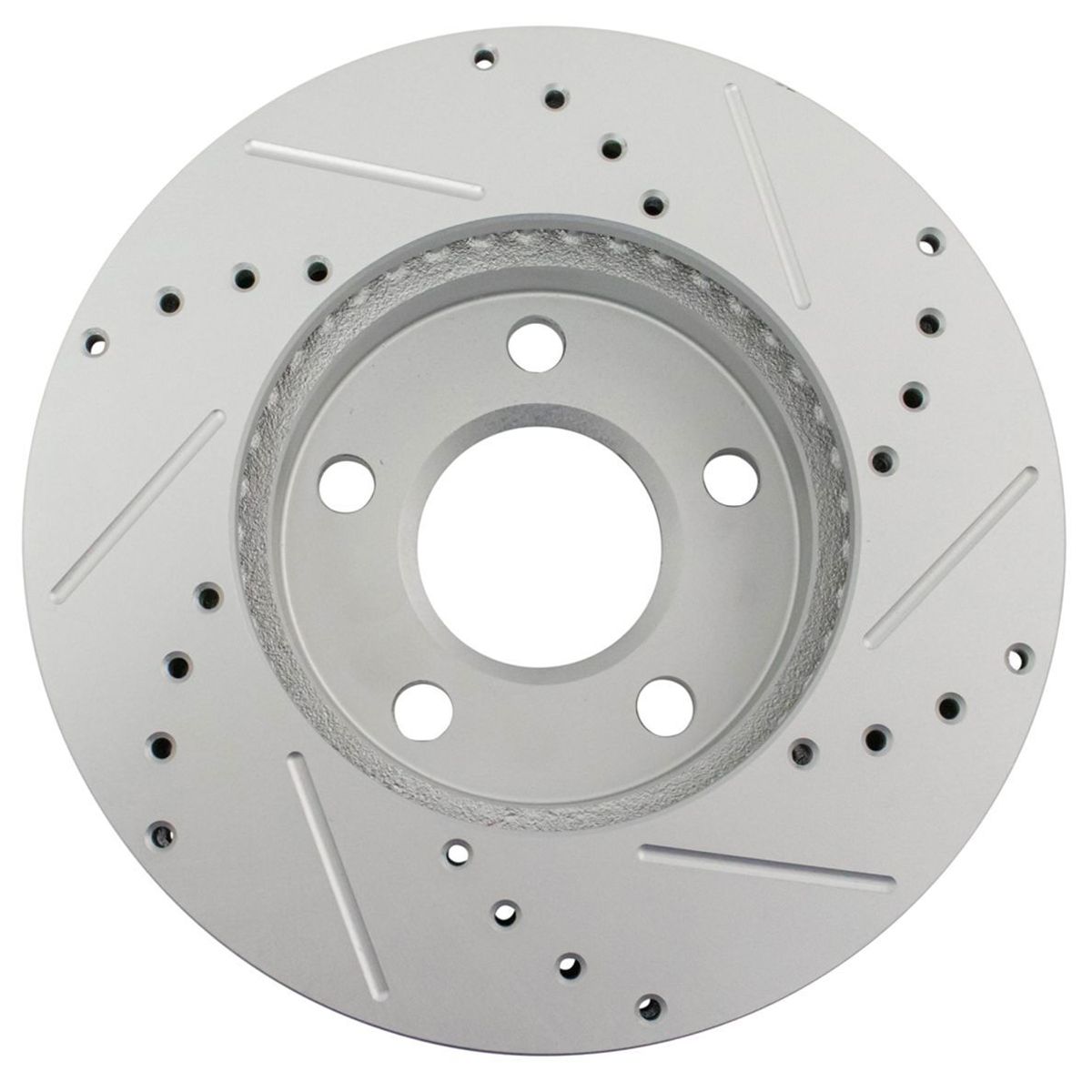 Brake Rotor Drilled Slotted Front Coated For Chevy_voghion.com