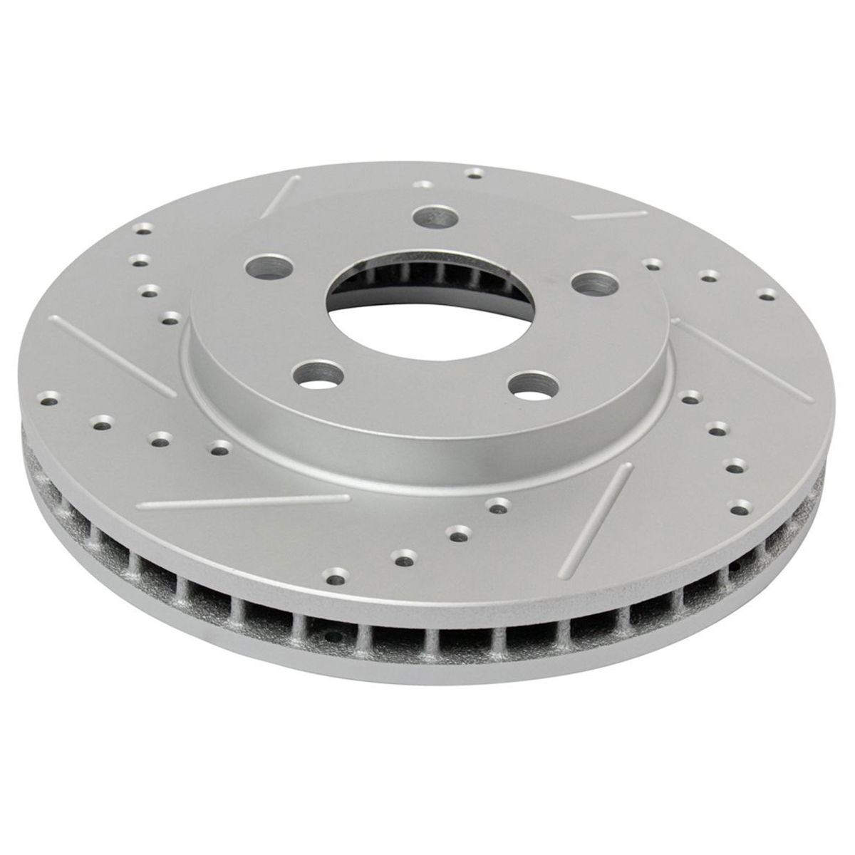Brake Rotor Drilled Slotted Front Coated For Chevy_voghion.com
