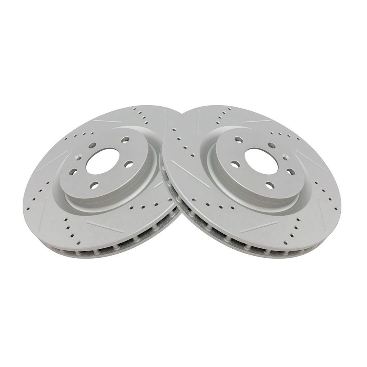Brake Rotor Drilled Slotted Front Coated For Chevy_voghion.com