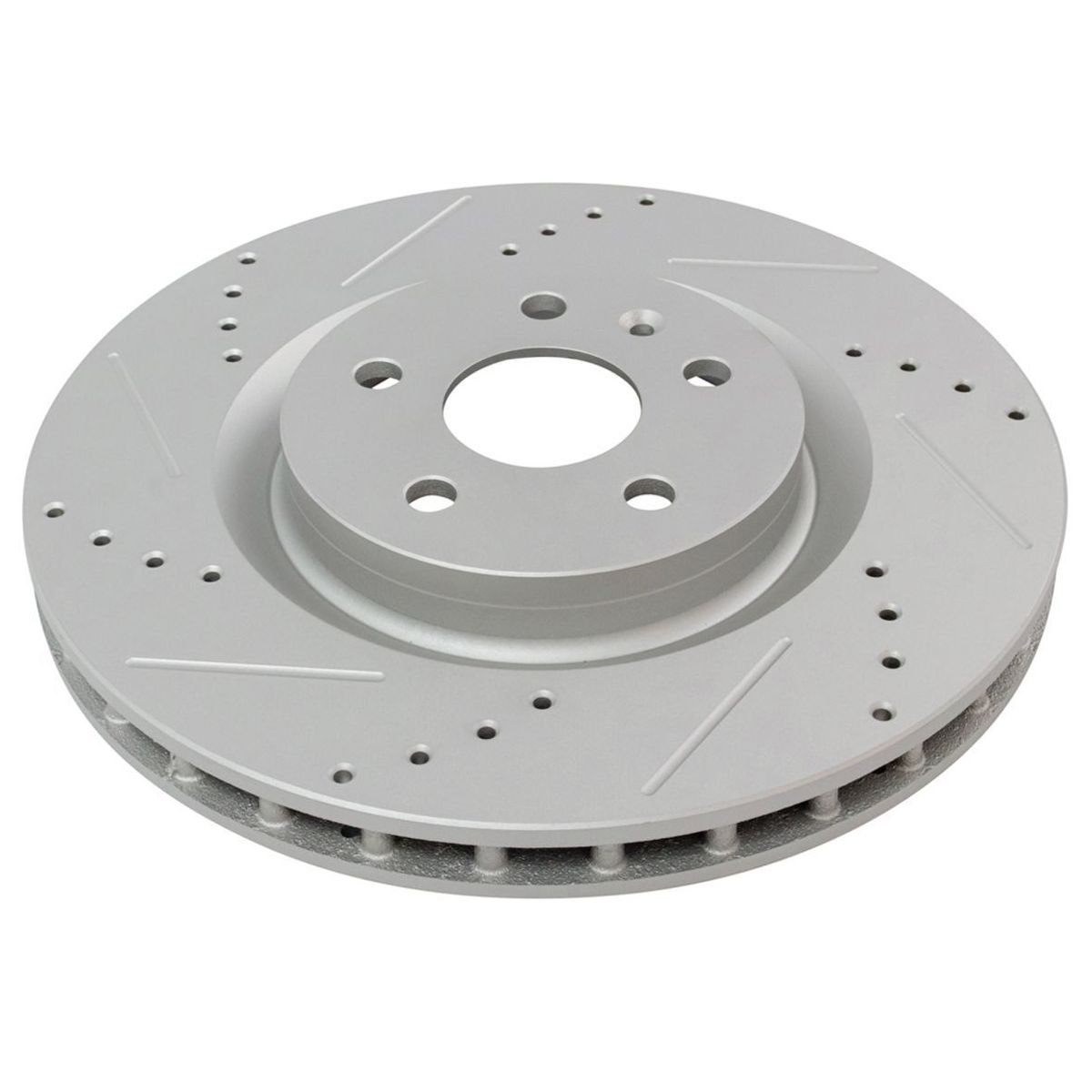 Brake Rotor Drilled Slotted Front Coated For Chevy_voghion.com