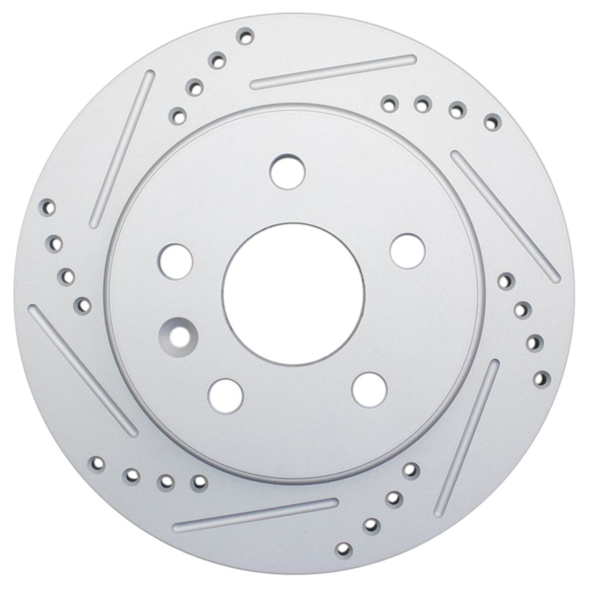 Brake Rotor Drilled & Slotted Coated Rear For Chevy_voghion.com