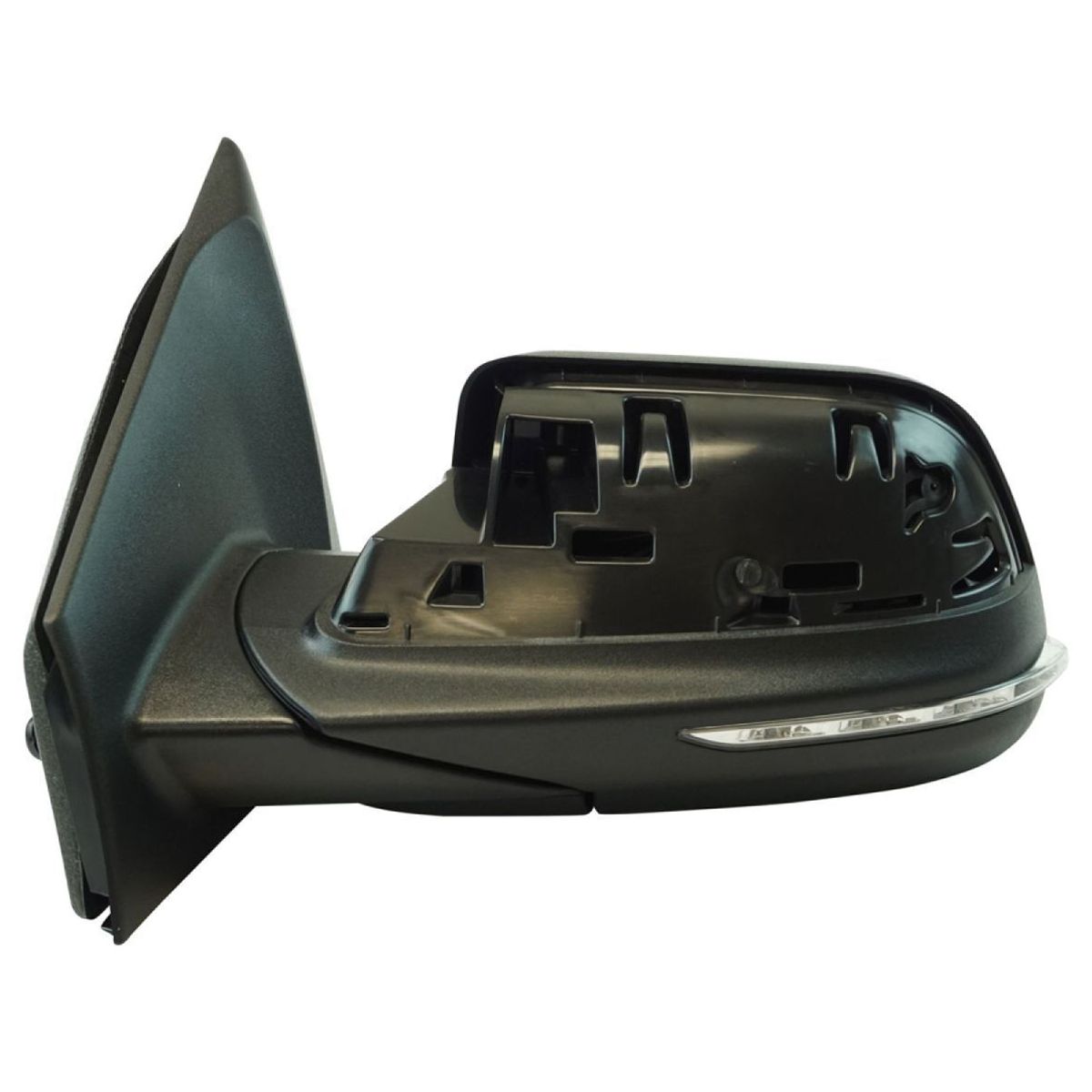 Exterior Power Heated Puddle Light W/ Blind Spot & Signal Mirror LH_voghion.com