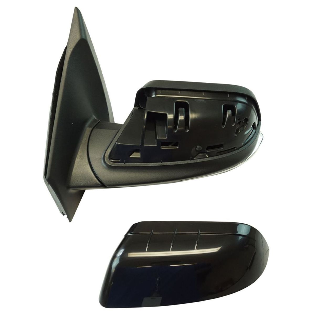 Exterior Power Heated Puddle Light W/ Blind Spot & Signal Mirror LH_voghion.com
