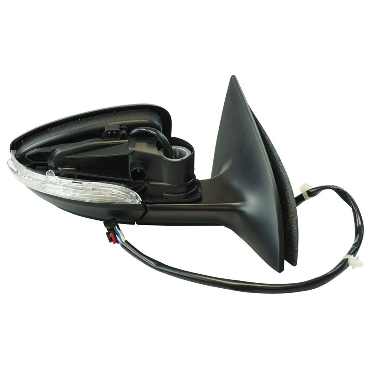 Exterior Power Heated Memory W/ Signal Folding Puddle Light Mirror For VW_voghion.com