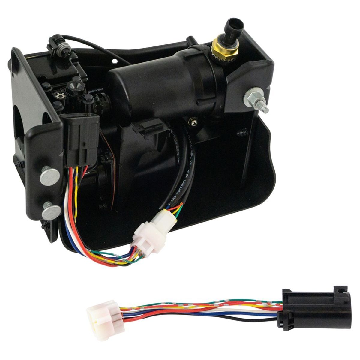 Rear Air Suspension Shock Absorber Compressor Pump Kit 3pc For Yukon Tahoe_voghion.com
