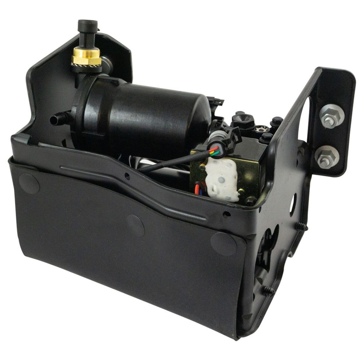 Rear Air Suspension Shock Absorber Compressor Pump Kit 3pc For Yukon Tahoe_voghion.com