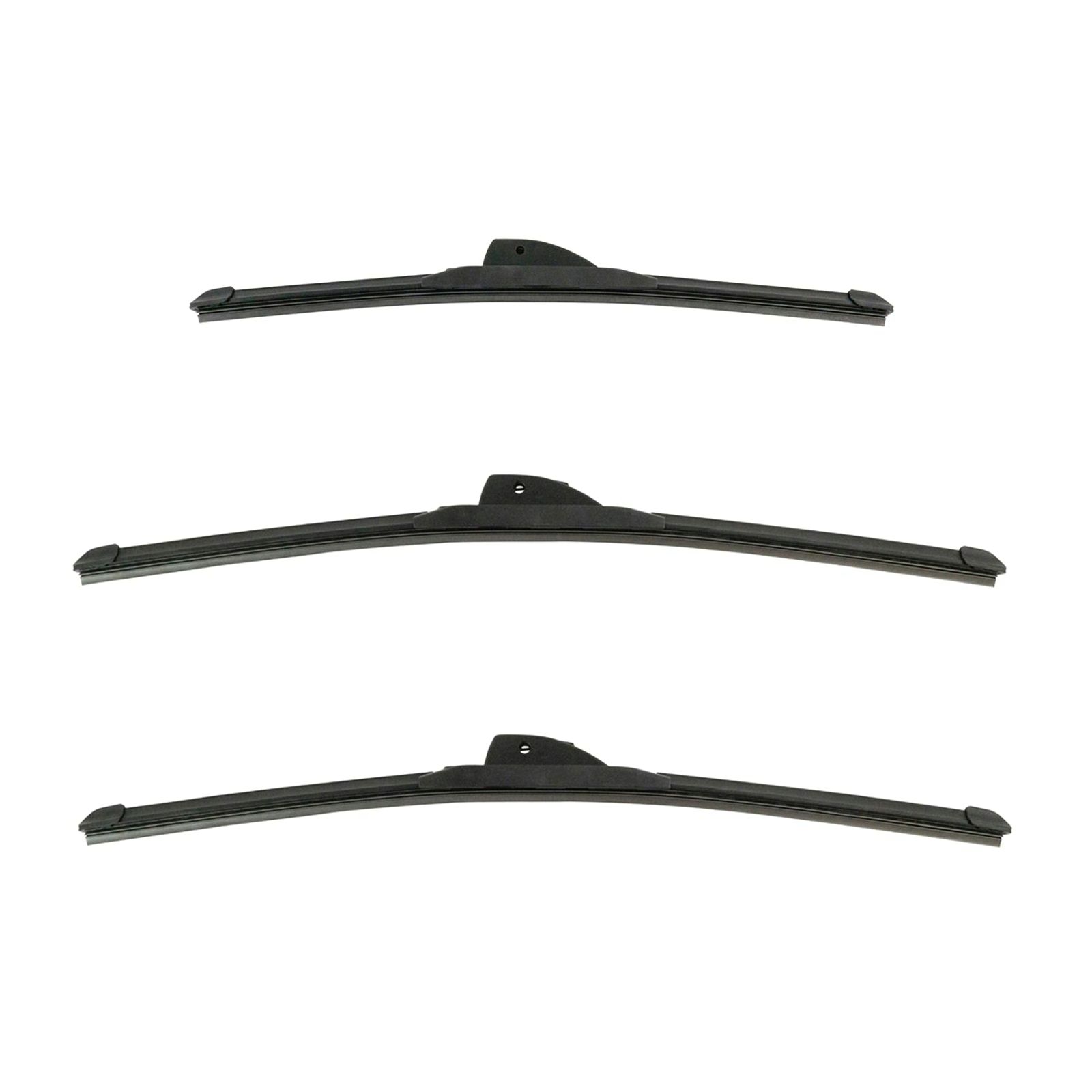 2 Sets Of - Tech Windshield Wiper Blade Front & Rear Set_voghion.com