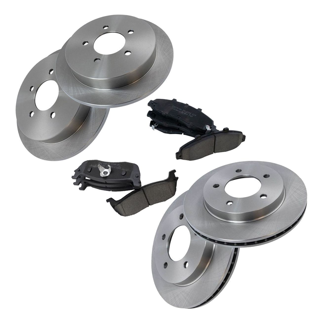Front & Rear Posi Ceramic Disc Brake Pad & Rotor Kit For F150_voghion.com