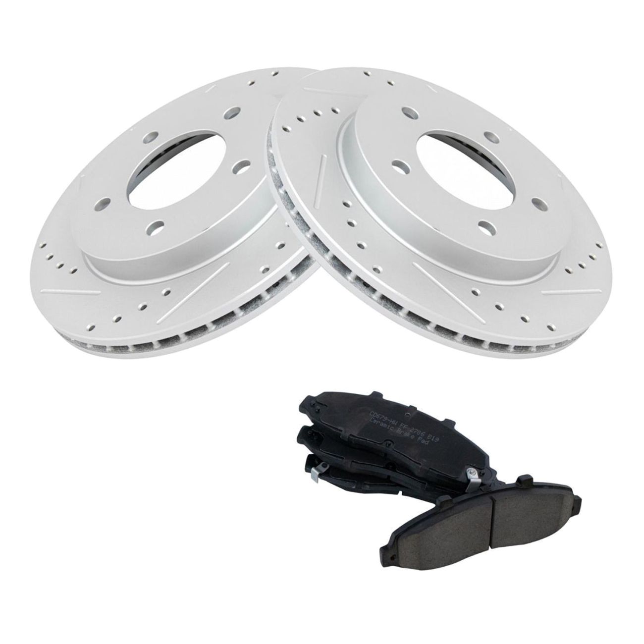 Front Performance Brake Rotor & Posi Ceramic Pad Set_voghion.com