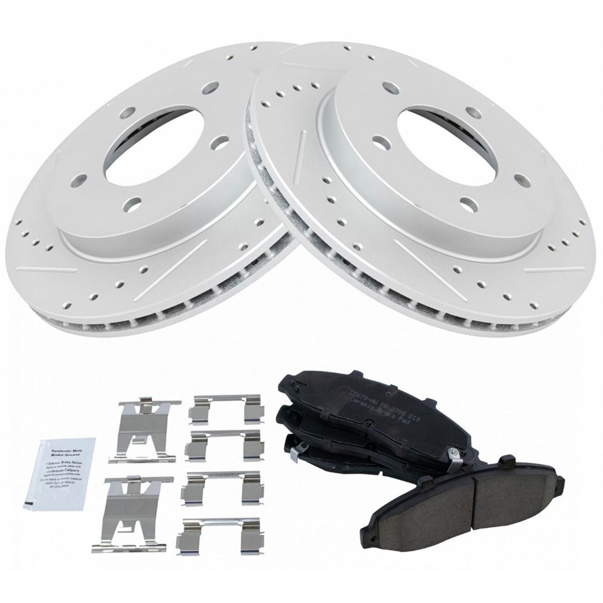 Front Performance Brake Rotor & Posi Ceramic Pad Set_voghion.com