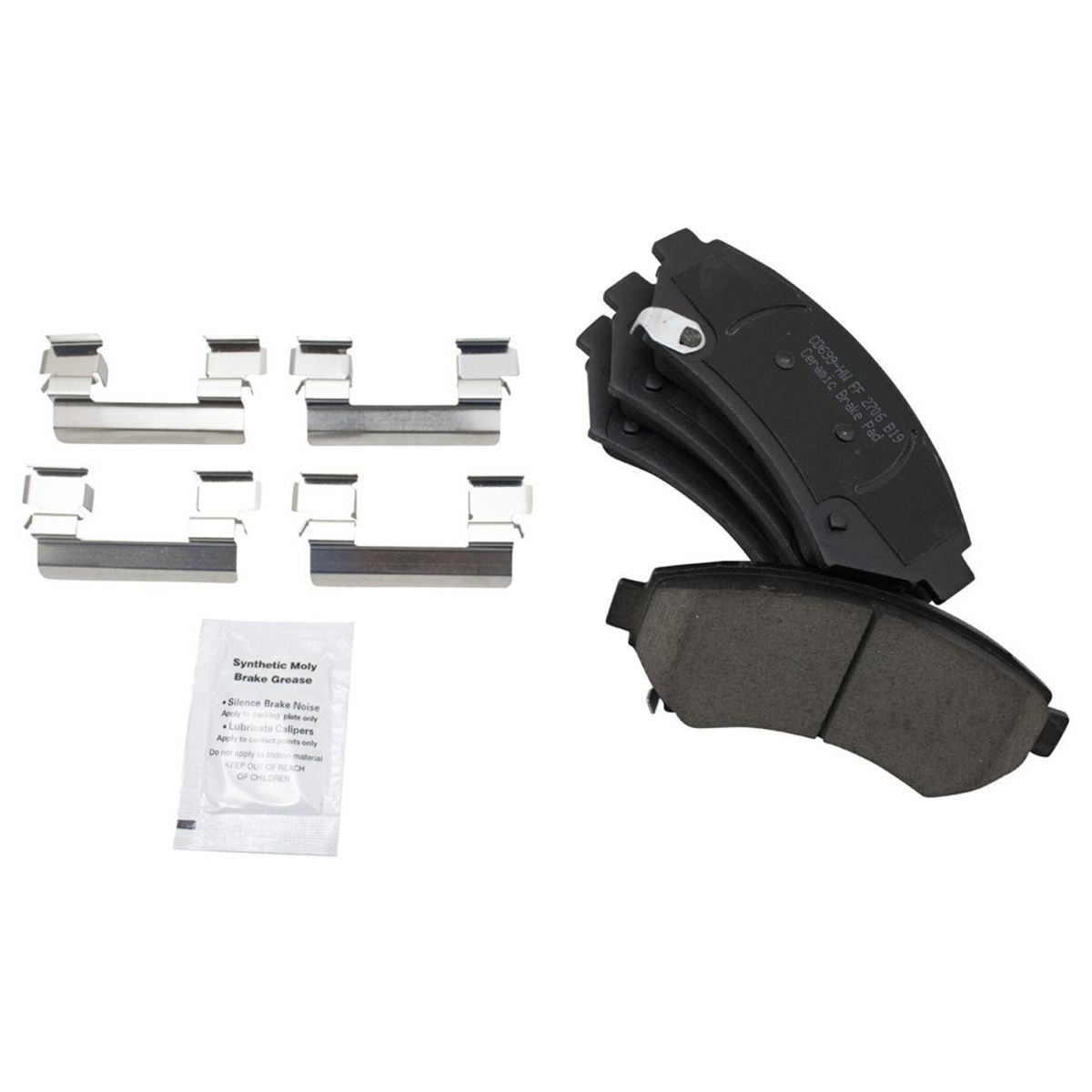 Brake Rotor & Ceramic Pad Front & Rear Kit W/Fluids For LeSabre Impala_voghion.com