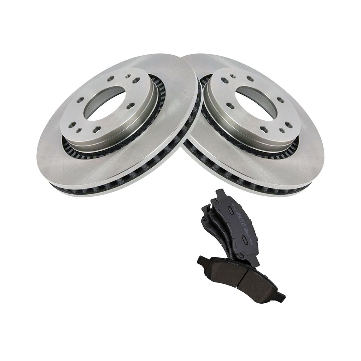 Brake Pad & Rotor Kit Metallic Front W/Chemicals_voghion.com