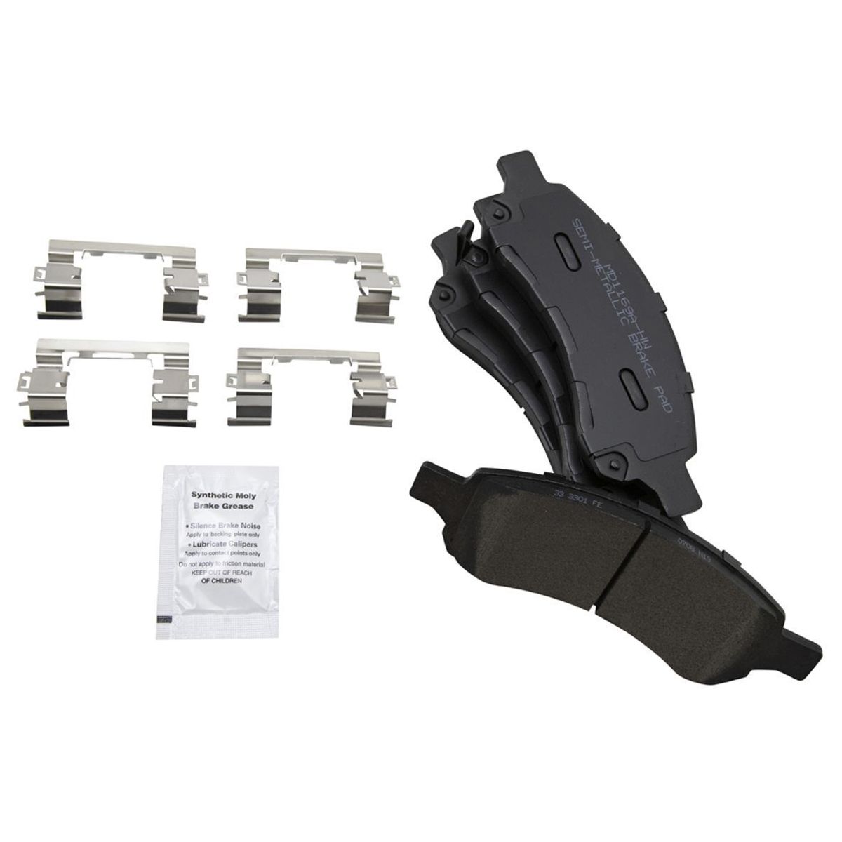 Brake Pad & Rotor Kit Metallic Front W/Chemicals_voghion.com
