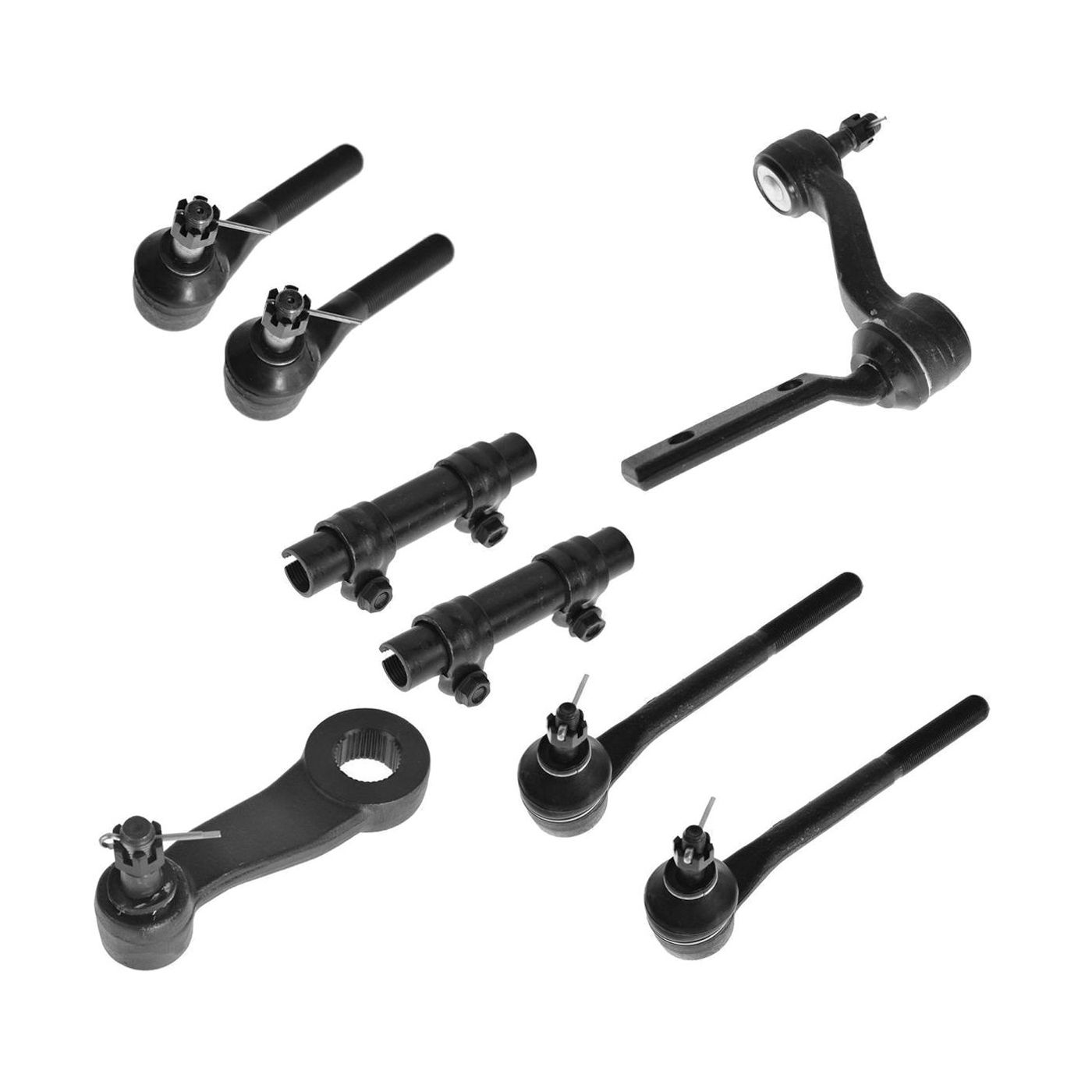 Inner Outer Tie Rod Adjusting Sleeve Idler Pitman Arm For Chevy GMC S10 S15_voghion.com