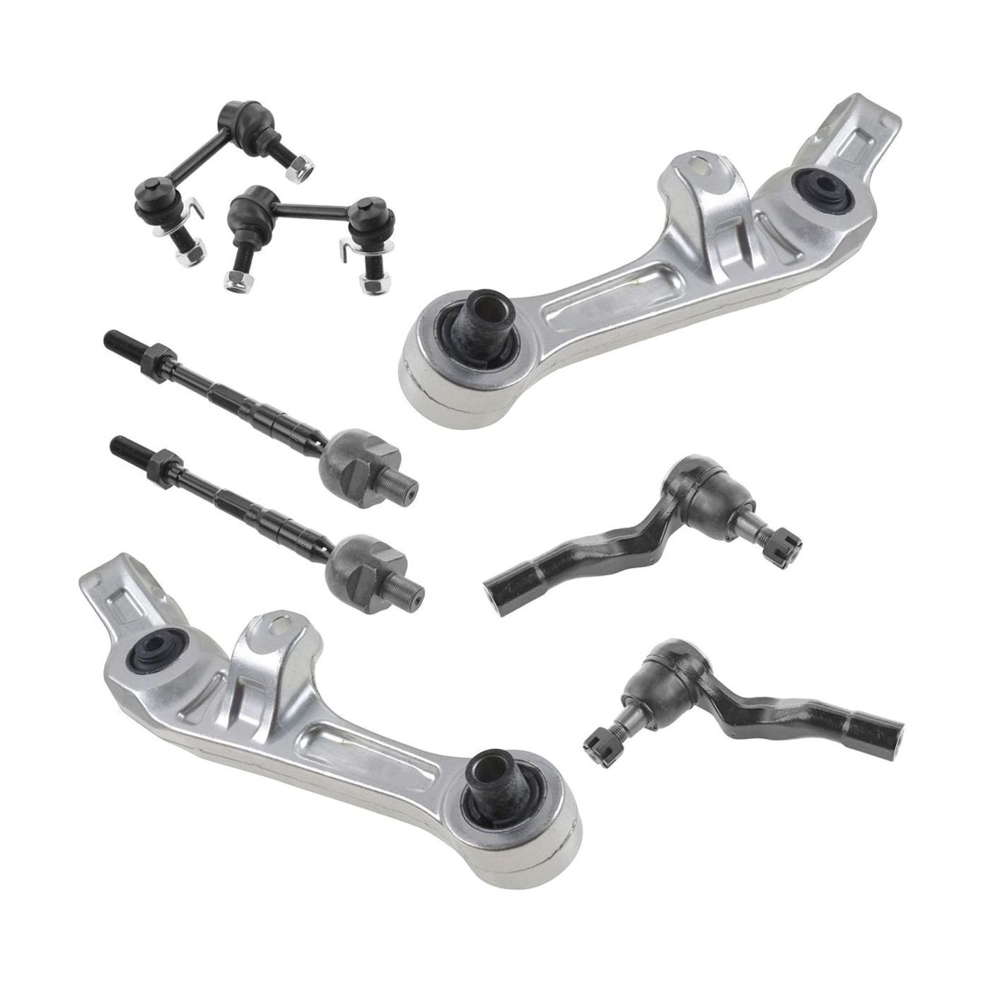 For 03-04 G35 03-04 350Z Lower Forward Control Arm Sway Bar Inner Outer Tie Rod_voghion.com