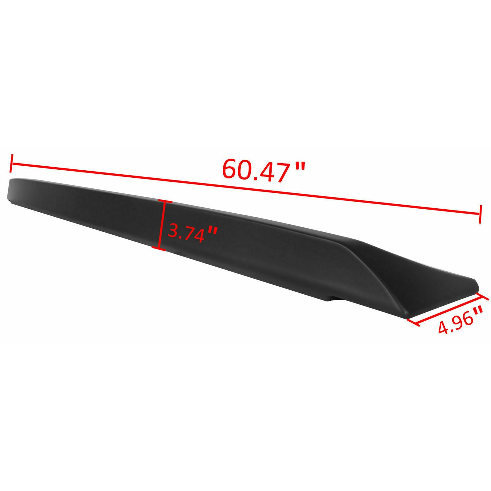 For Dodge 2008-2023 Challenger Rear Trunk Wing Spoiler Matte Black_voghion.com
