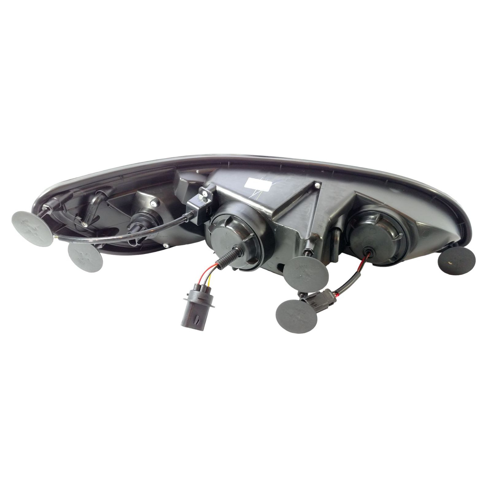 Pair Chrome Projection Headlights Dual Function Led Light Bar For 330 386/387_voghion.com